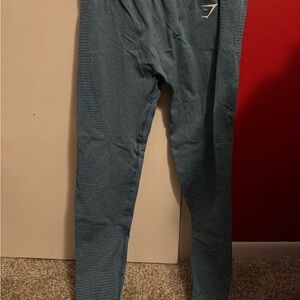 Gymshark Blue Textured Leggings